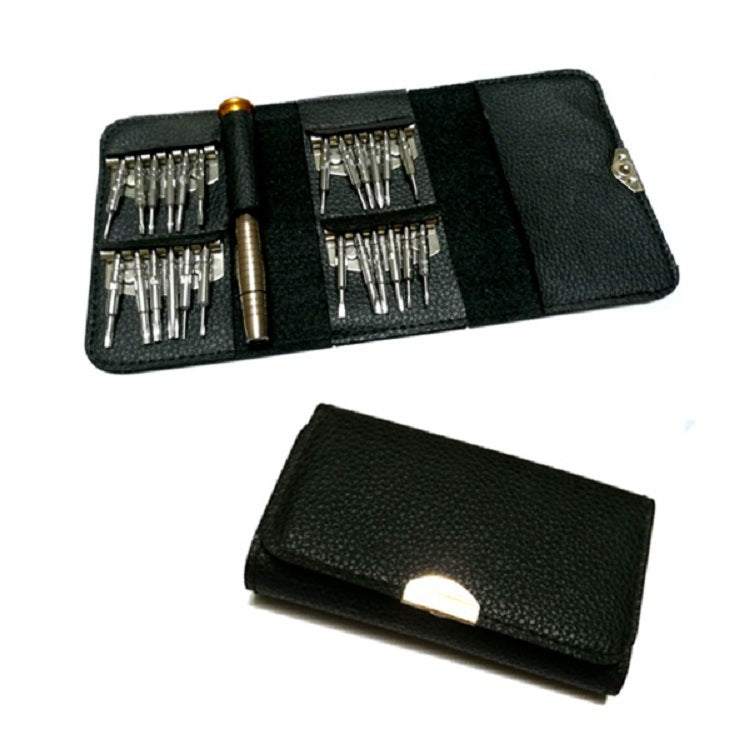 25 multifunctional leather 1 screwdriver setmobile phone notebook maintenance tools | phone tools | 
 
   
 
